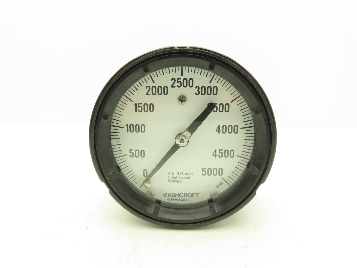 Ashcroft 45-1279RS-048-XC4 Duragauge Pressure Gauge 4.5" Dial 1/2" NPT 5000PSI