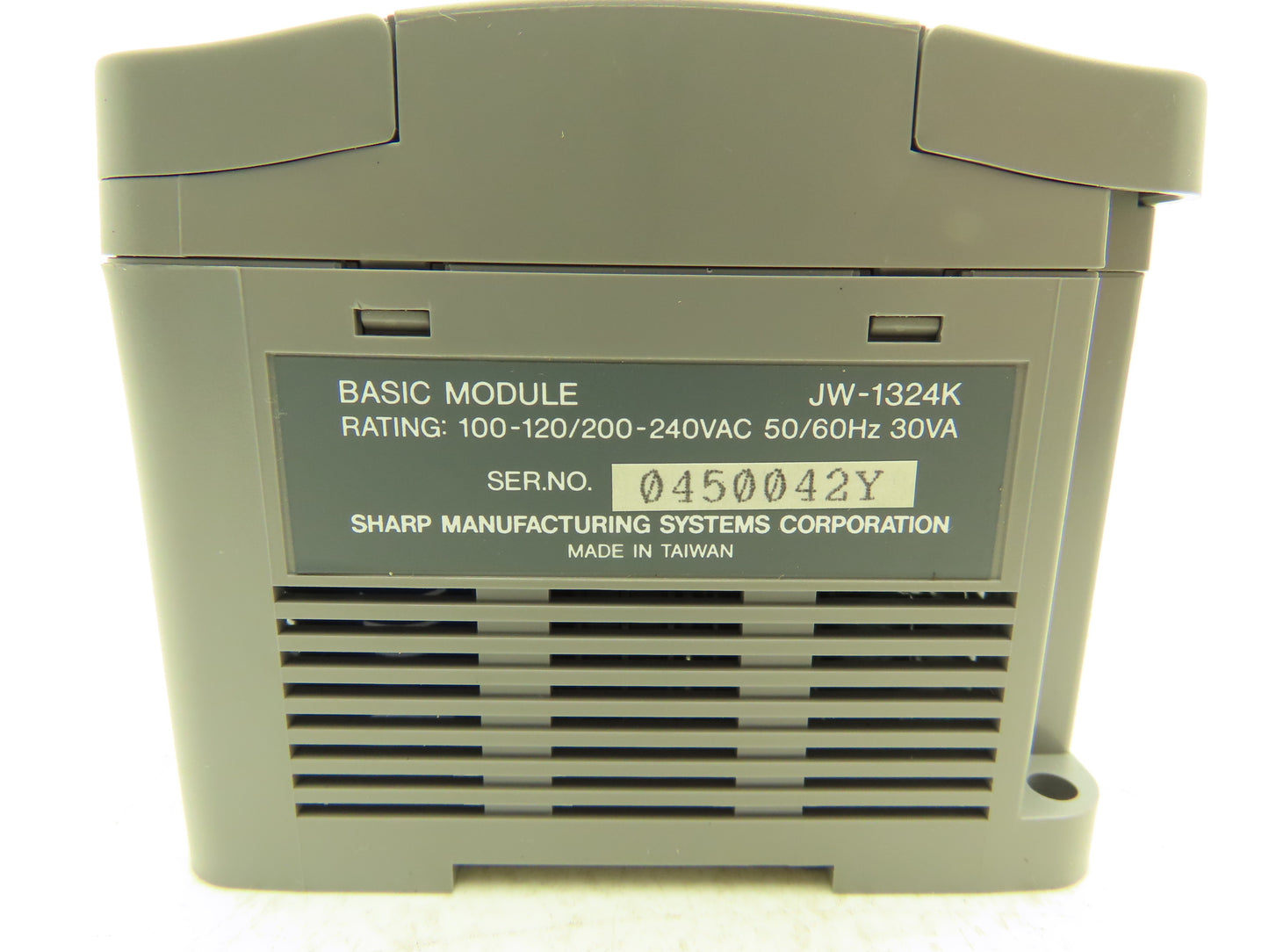 Sharp JW1324K Programable Controller Basic Module JW10 120/240 50/60Hz 30KVA