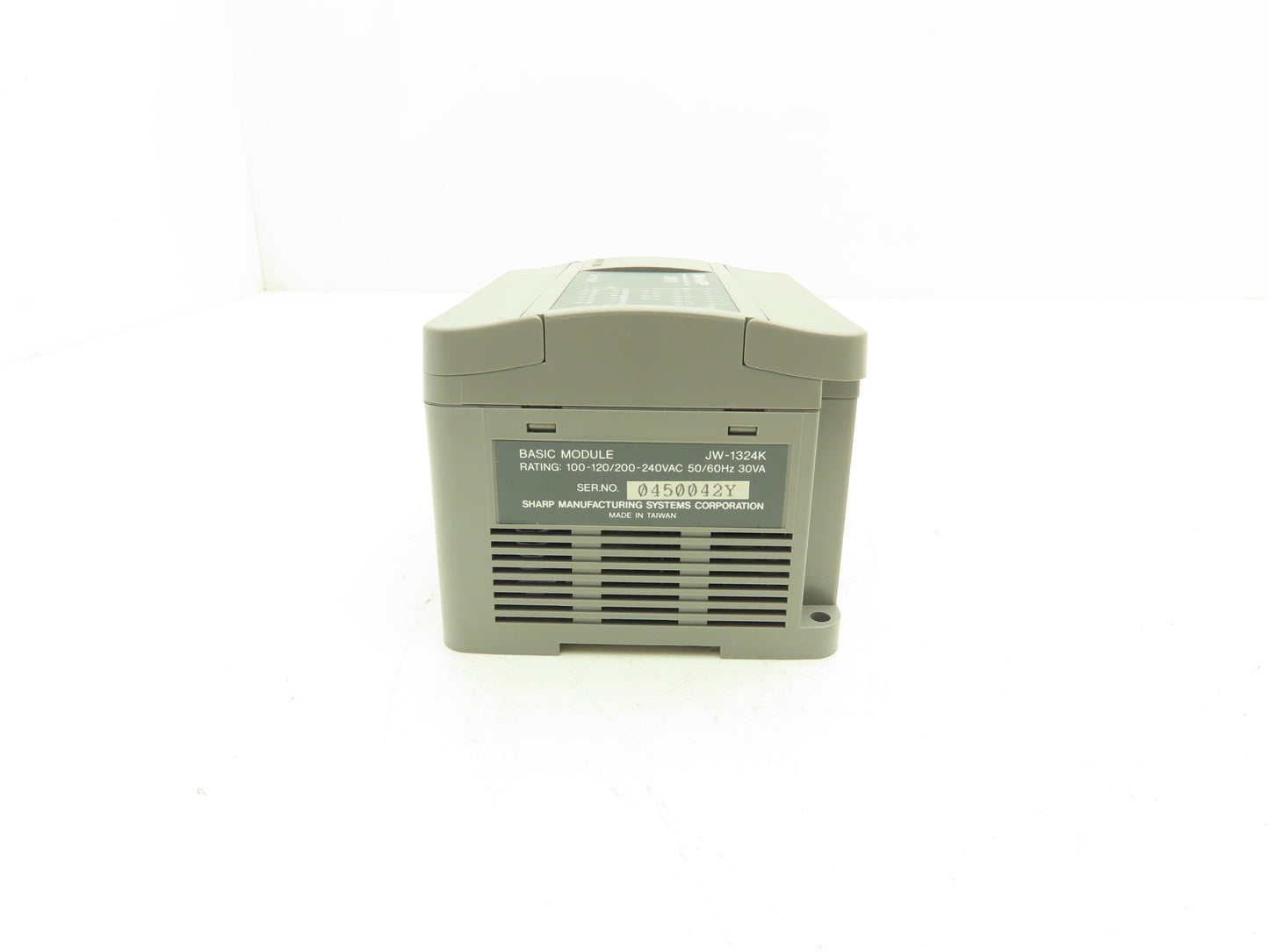 Sharp JW1324K Programable Controller Basic Module JW10 120/240 50/60Hz 30KVA
