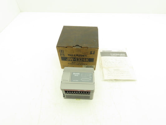 Sharp JW1324K Programable Controller Basic Module JW10 120/240 50/60Hz 30KVA