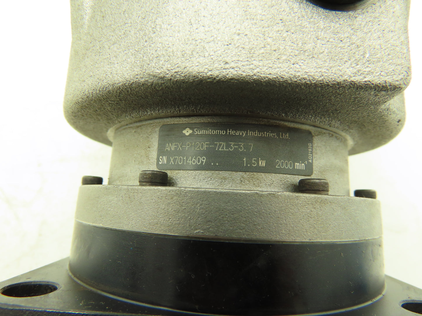 Sumitomo ANFX-P120F-7ZL3-3.7 Inline Servo Gearbox 3.7:1 Planetary Reducer 1.5kW