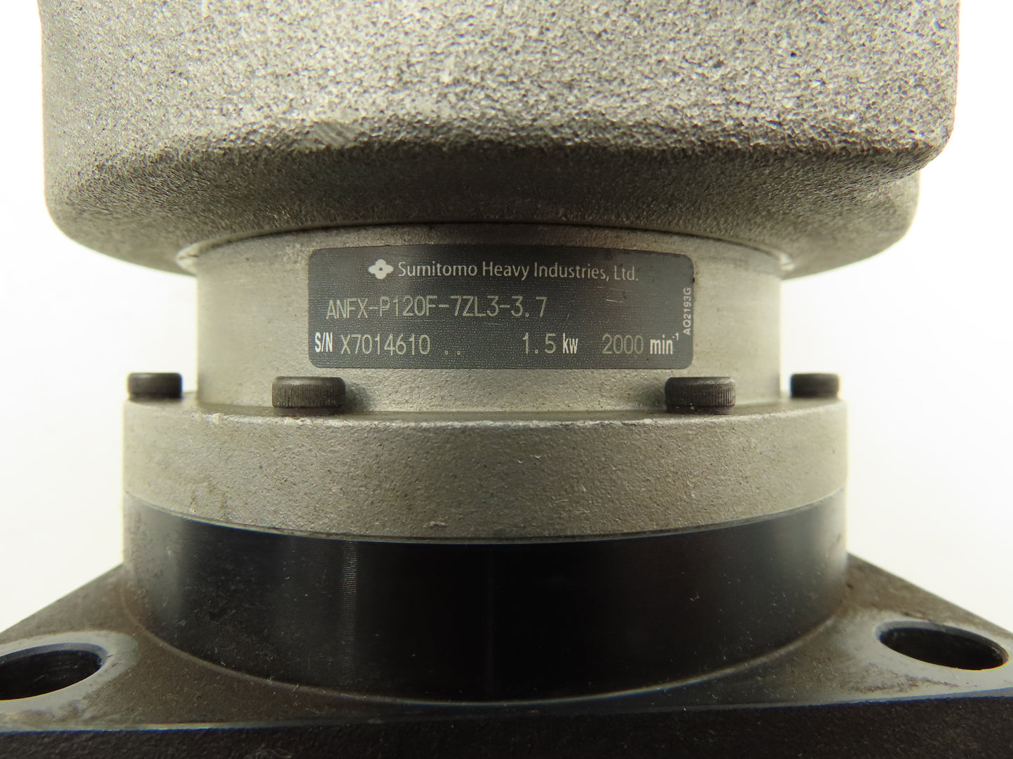 Sumitomo ANFX-P120F-7ZL3-3.7 Inline Servo Gearbox 3.7:1 Planetary Reducer 1.5kW