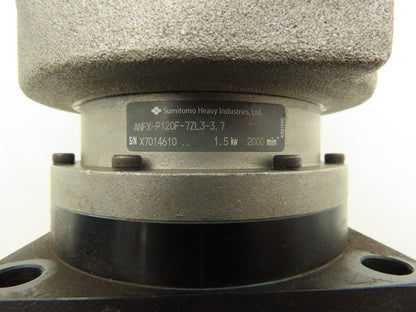 Sumitomo ANFX-P120F-7ZL3-3.7 Inline Servo Gearbox 3.7:1 Planetary Reducer 1.5kW