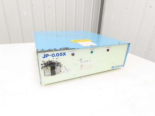 Chiyoda Electronics JP-0.05X 1.5kW Servo Drive Rectifier 200VAC In 300VDC 5A Out
