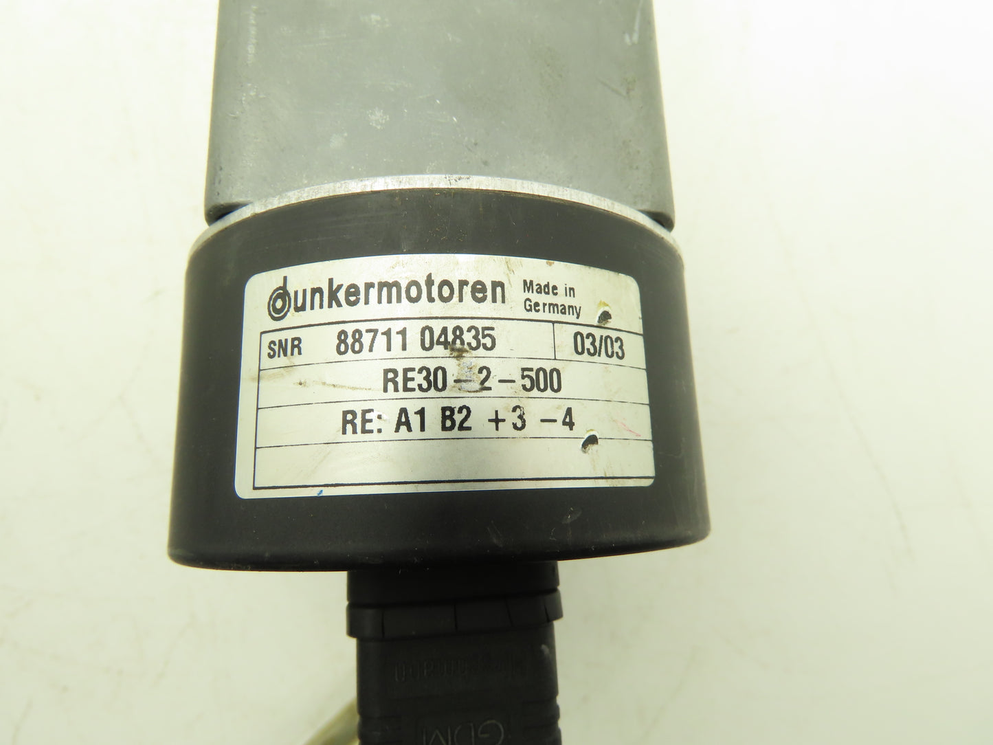 Dunkermotoren PLG52 Gear Motor 64:1 Reducer 51 RPM 24V 12mm Shaft