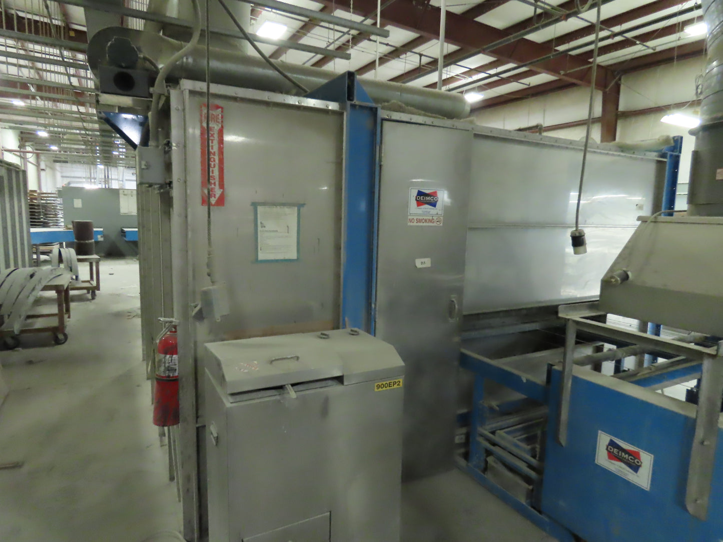 Deimco Flatline Finish Automated Finishing Equipment Cure Oven 48" Spray Booth