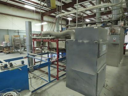 Deimco Flatline Finish Automated Finishing Equipment Cure Oven 48" Spray Booth