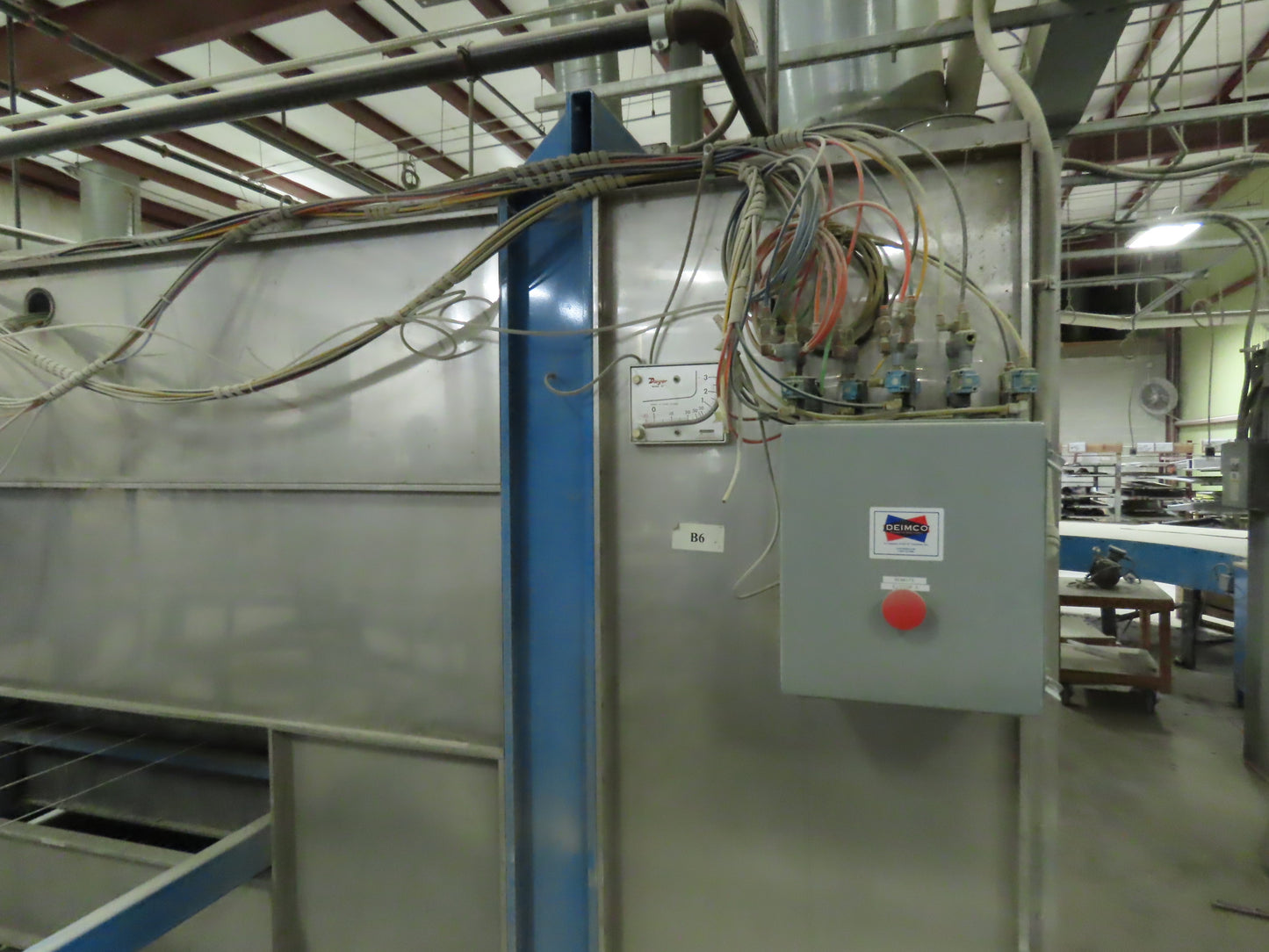 Deimco Flatline Finish Automated Finishing Equipment Cure Oven 48" Spray Booth