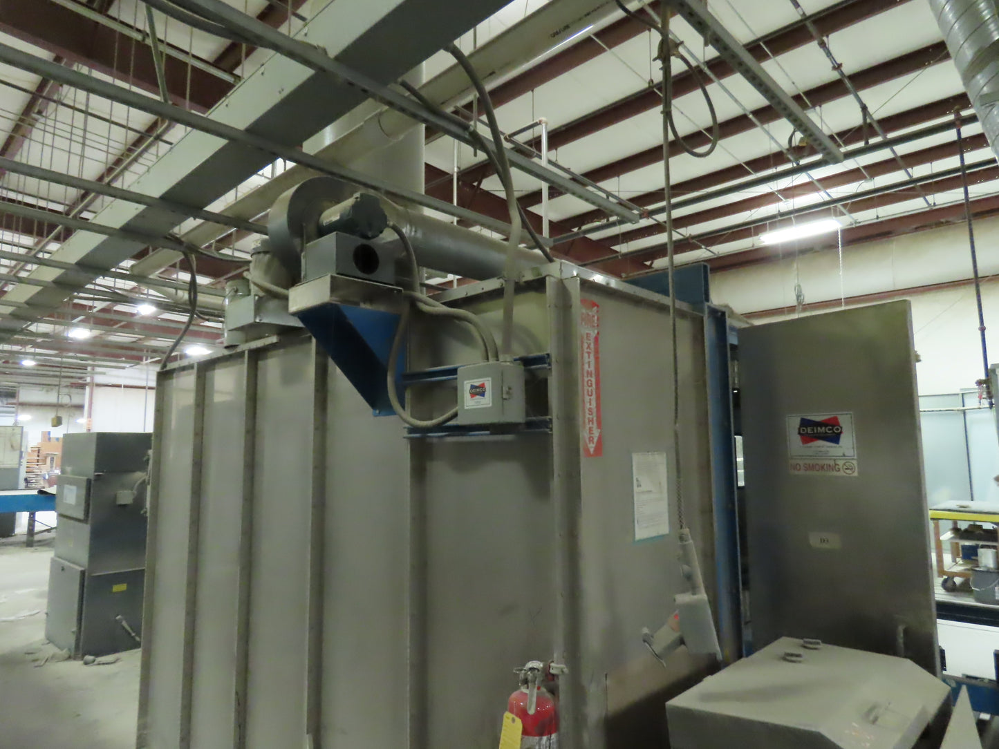 Deimco Flatline Finish Automated Finishing Equipment Cure Oven 48" Spray Booth