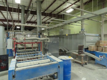 Deimco Flatline Finish Automated Finishing Equipment Cure Oven 48" Spray Booth