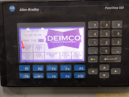 Deimco Flatline Finish Automated Finishing Equipment Cure Oven 48" Spray Booth