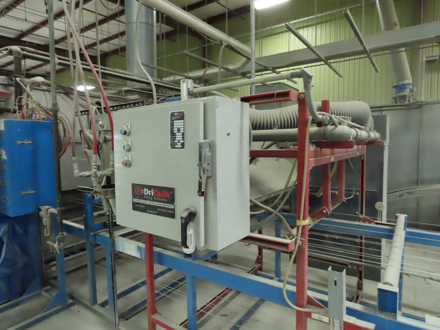 Deimco Flatline Finish Automated Finishing Equipment Cure Oven 48" Spray Booth