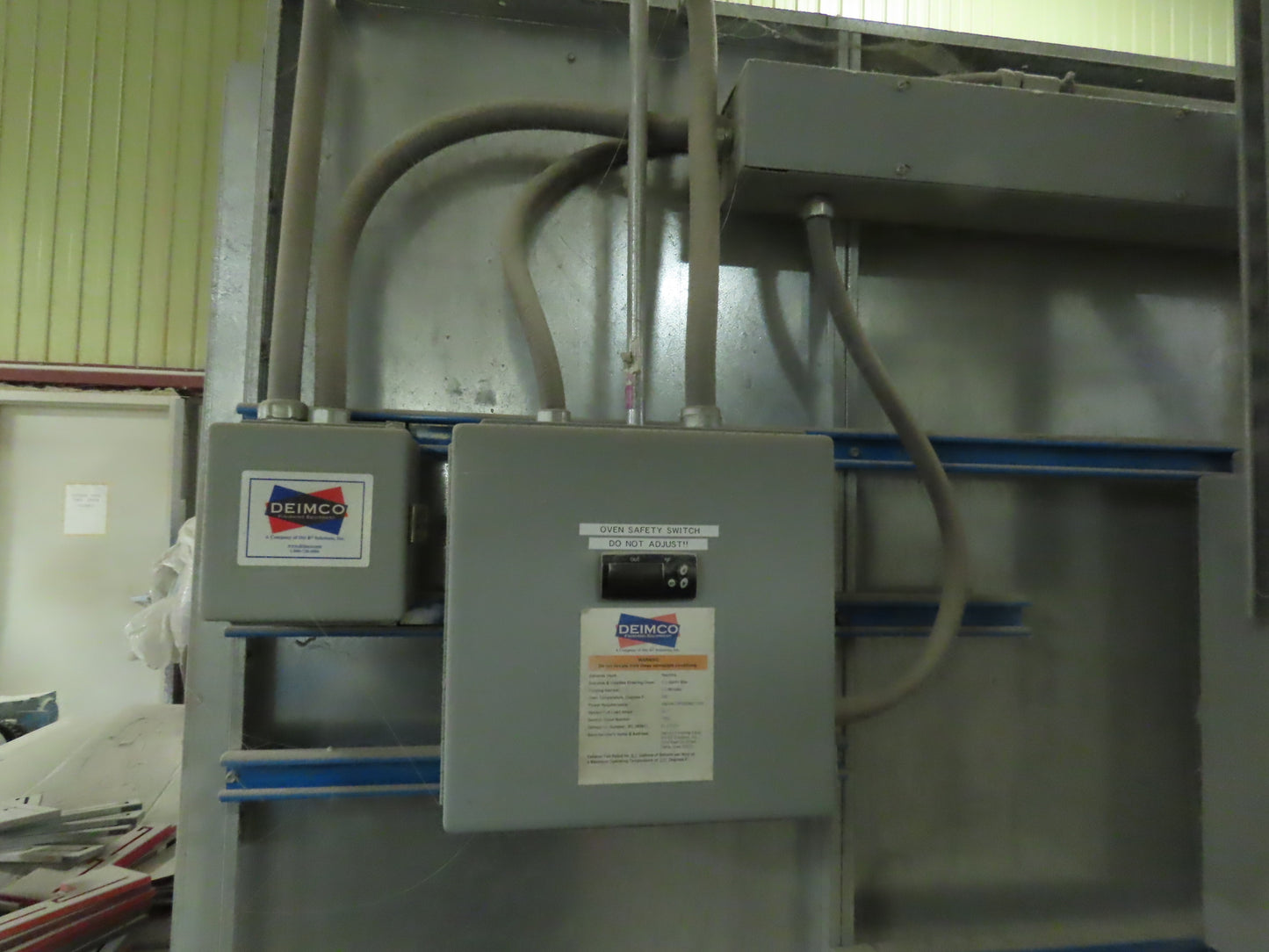 Deimco Flatline Finish Automated Finishing Equipment Cure Oven 48" Spray Booth