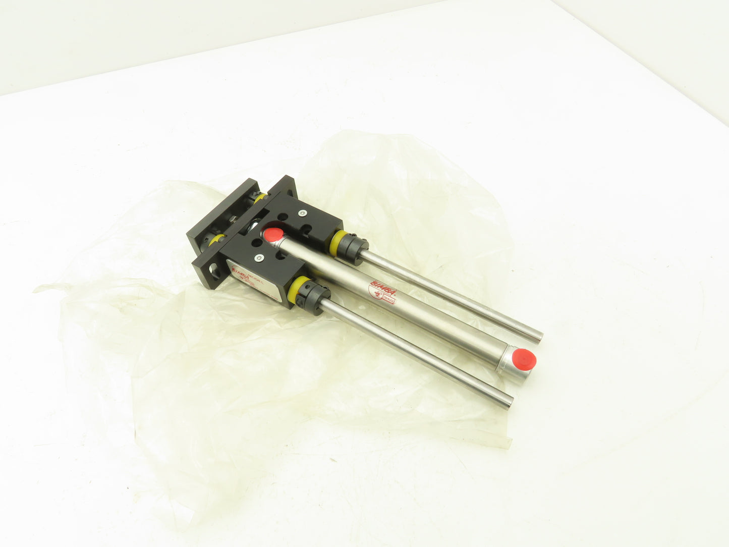 Bimba T-046-CEB2M Pneumatic Linear Bearing Thruster Actuator Cylinder 6" Stroke