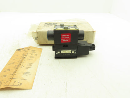 Parker D1VW20H570YF Hydraulic Directional Solenoid Pilot Valve 2-Pos D03 120V