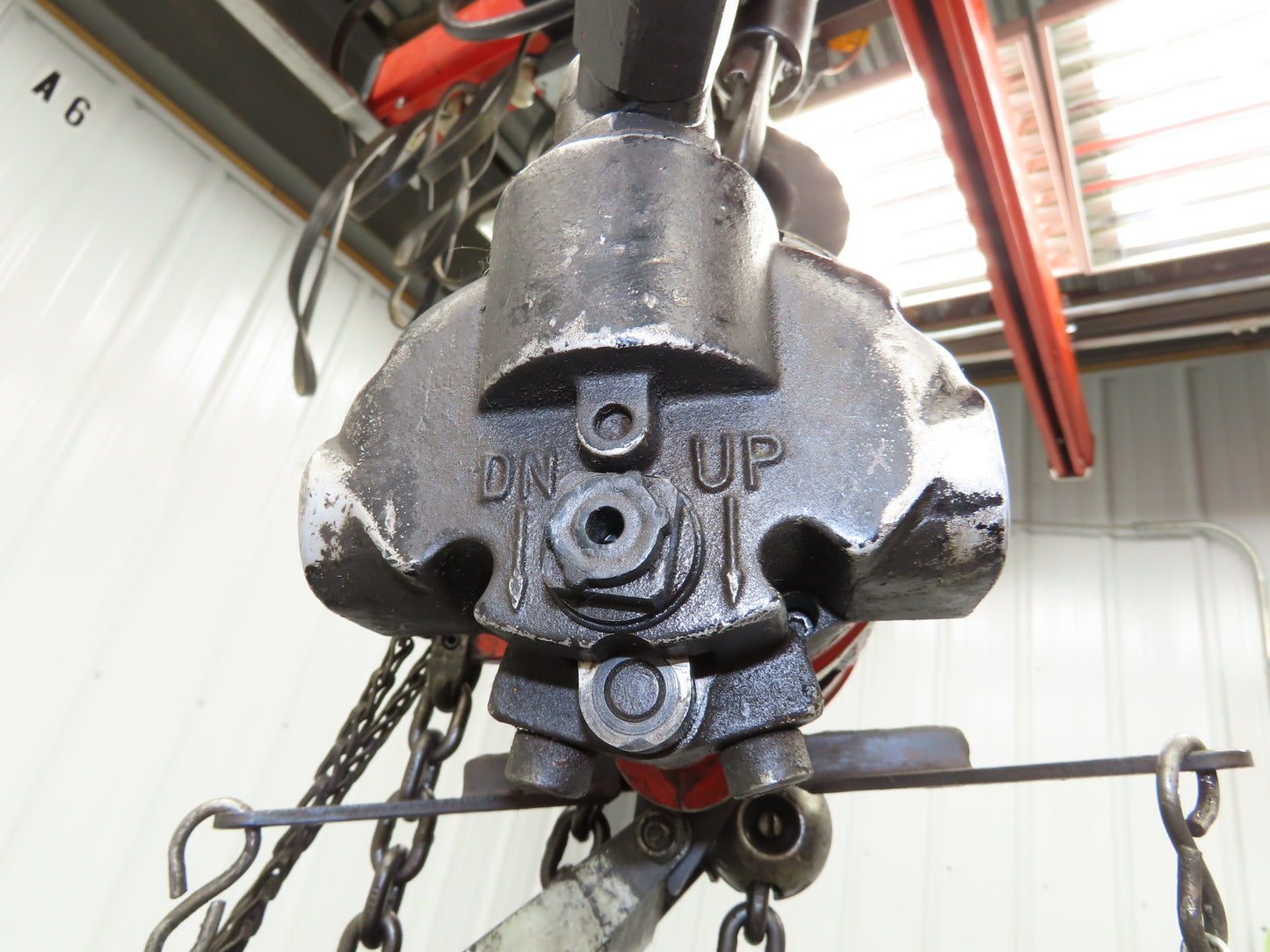 Aro 7700D 1/2 Ton 1000lb Pneumatic Air Chain Hoist 11' 7" Lift 10' Pull Chain