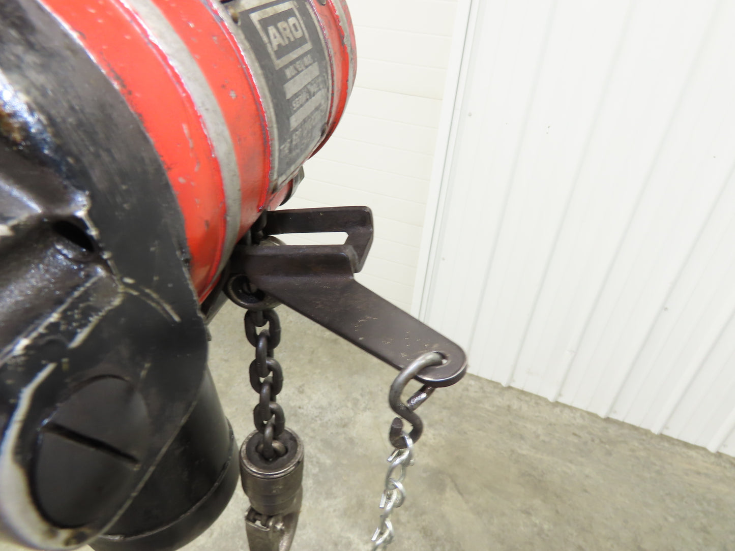 Aro 7700D 1/2 Ton 1000lb Pneumatic Air Chain Hoist 11' 7" Lift 10' Pull Chain