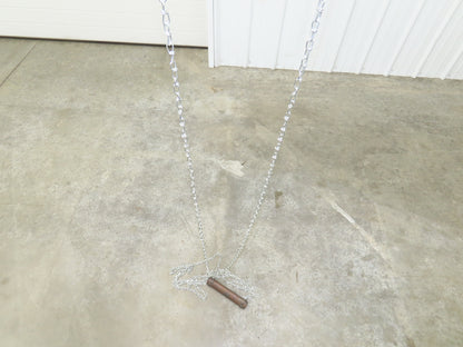 Aro 7700D 1/2 Ton 1000lb Pneumatic Air Chain Hoist 11' 7" Lift 10' Pull Chain