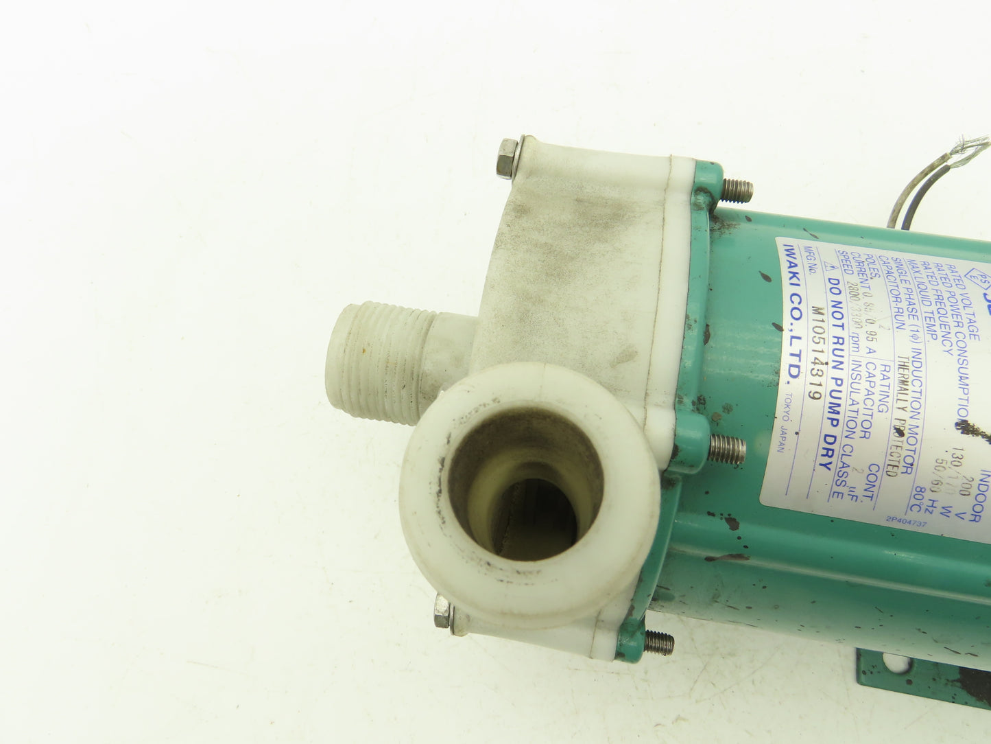 Iwaki MD-55RM Magnetic Drive Water Pump 1"Poly Plastic 220V 3PH 70 L/min