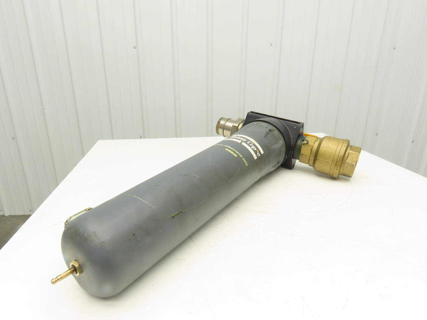 Atlas Copco DD550+ Compressed Air Filter 232psi with 3" Ball Valve 2901-2003-10