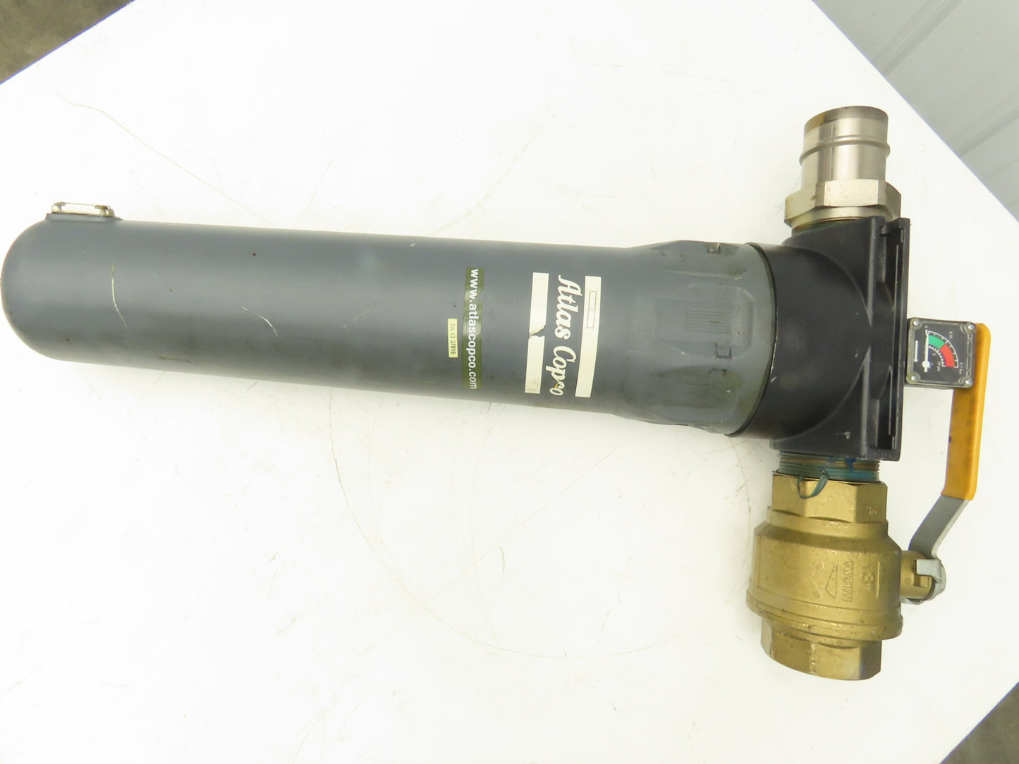 Atlas Copco DD550+ Compressed Air Filter 232psi with 3" Ball Valve 2901-2003-10