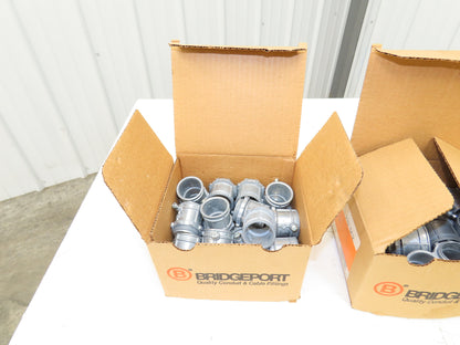 Bridgeport 232-DC2 EMT 3/4" Set Screw Connector 25 Per Box Lot of 5 Boxes