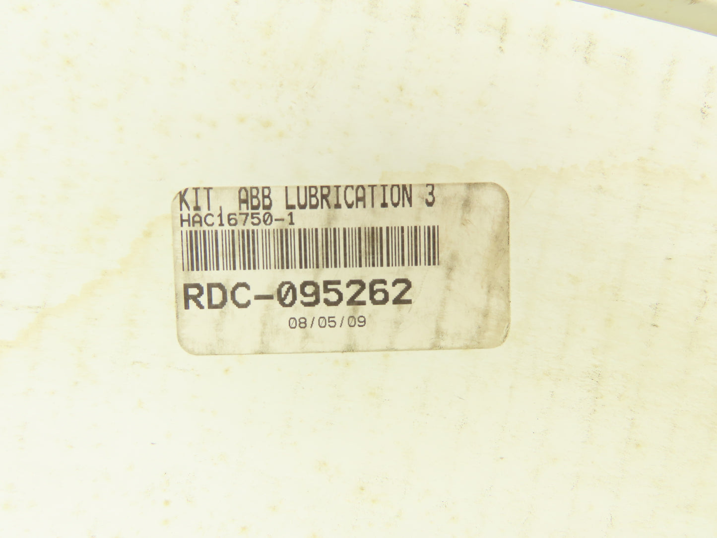 ABB Robotics RDC-095262 Kit Lubrication Update Hose Fittings & Plate Hardware