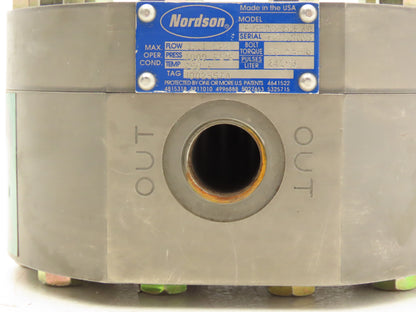 Nordson HP051-NN15-2S06-852 Flowmeter Highly Accurate Positive Displacement