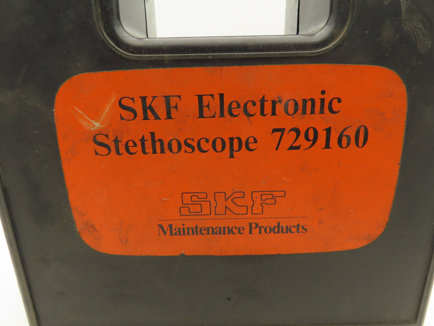 SKF 729160 Electronic Stethoscope Headset W 11" Probe & Case Tested