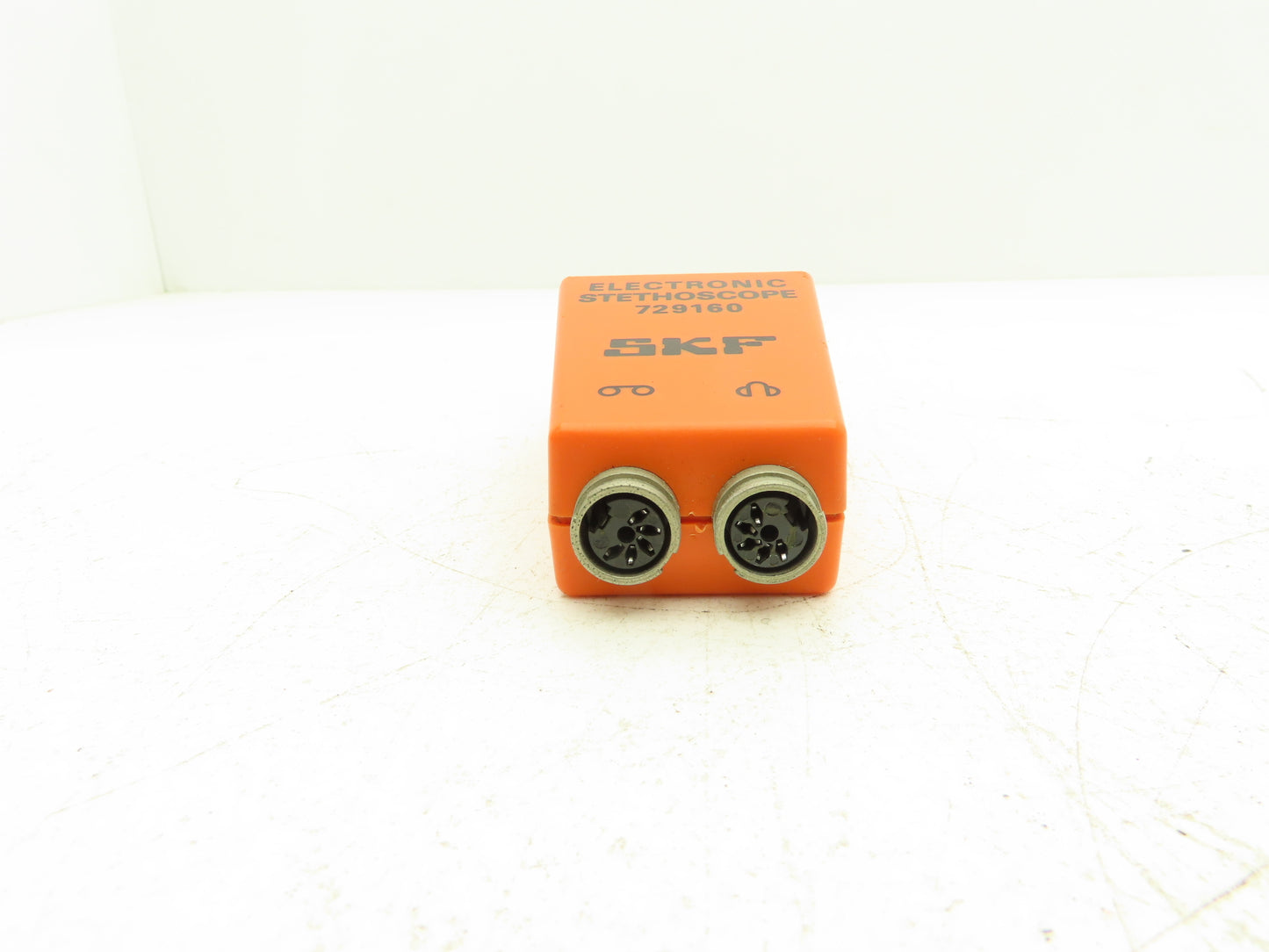 SKF 729160 Electronic Stethoscope Headset W 11" Probe & Case Tested