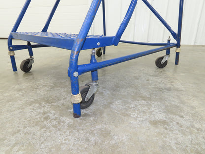 Ballymore Rolling Ladder 4 Step 10" Work Platform 38" Top Step 300lbs 24" W