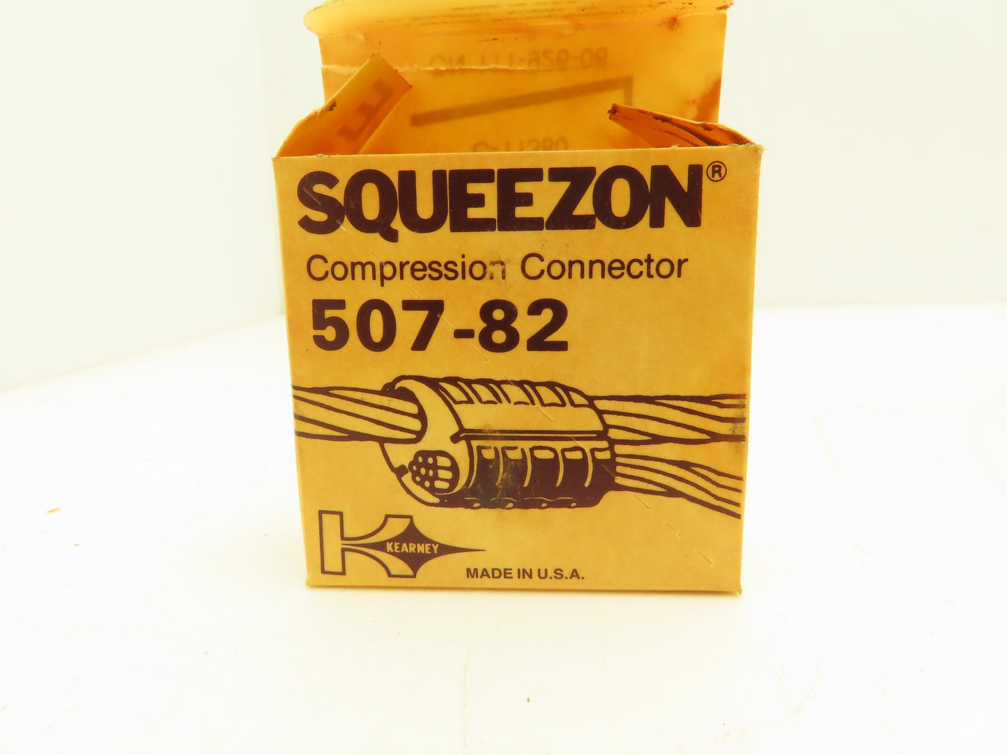 Kearney SQUEEZON Aluminum Compression Overhead Tap Connector Lot of 50