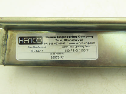 Kenco 39572-R1 Safeguard Level Guage Liquid 0-30" Max 140 PSIG 150 Deg F