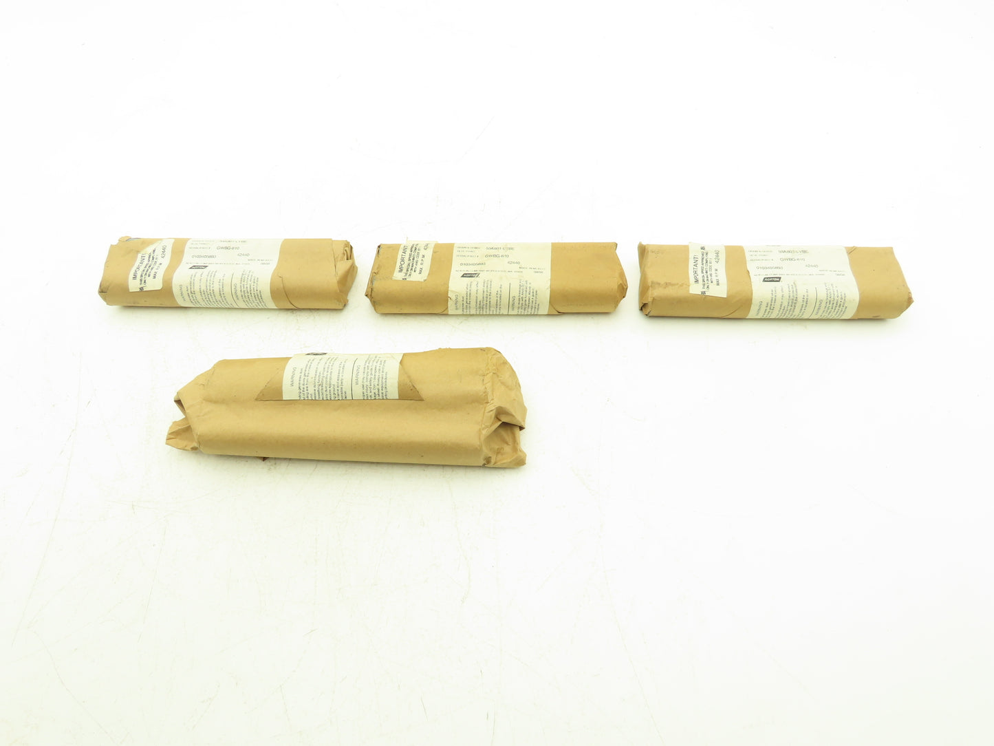 Norton GWBG-810 Alundum Grinding Wheel 1-1/8"OD x 1-3/8"L x 1/2"ID Lot of 40