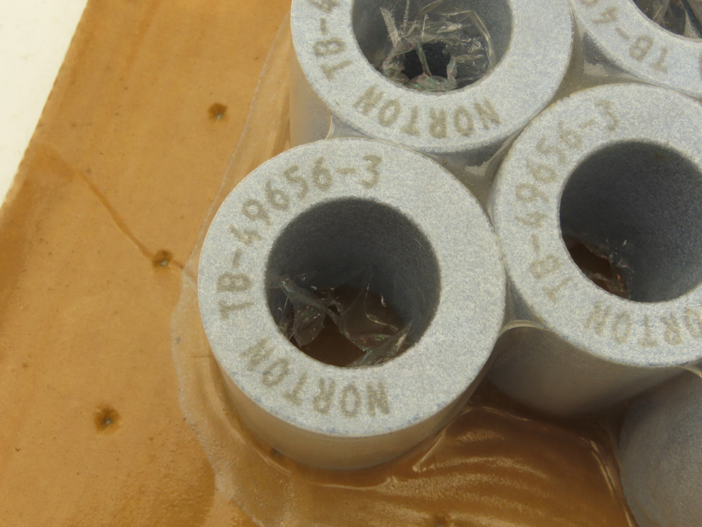 Norton TB-49656-3 Alundum Grinding Wheel 1.75"OD x 2.0"L x 1"ID Lot of 9