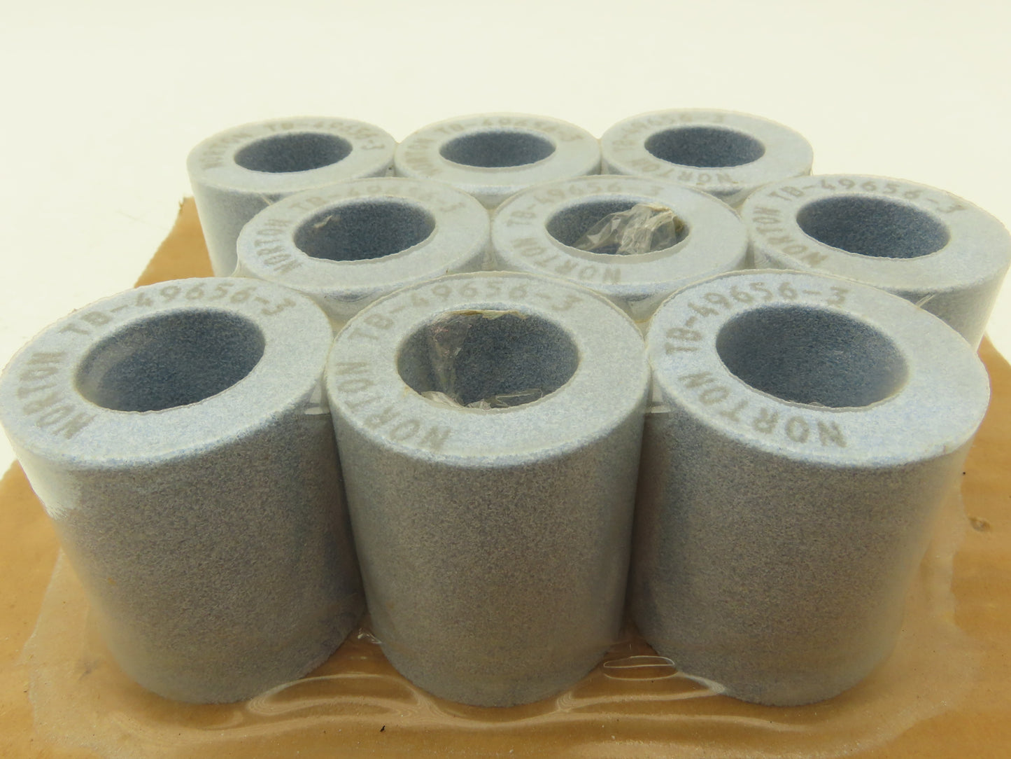 Norton TB-49656-3 Alundum Grinding Wheel 1.75"OD x 2.0"L x 1"ID Lot of 9