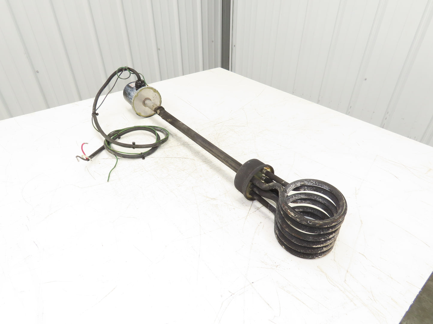 Izumi Denetsu TWSH-2340  30" Immersion Coil Water Heater 4000W 220V 3PH Flanged