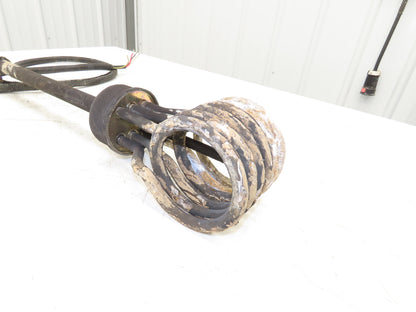 Izumi Denetsu TWSH-2320  30" Immersion Coil Water Heater 2000W 220V 3PH Flanged