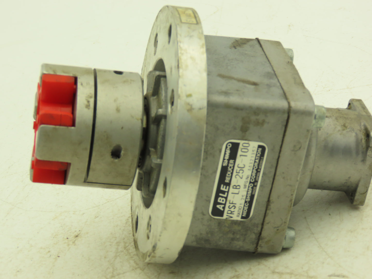 Shimpo-Nidec VRSF-LB-25C-100 Able Reducer 25:1 Ratio Inline Servo Gearhead