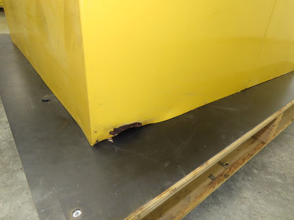 Justrite 25600 Flammable Safety Cabinet 60 Gallon Yellow Flammable Liquid