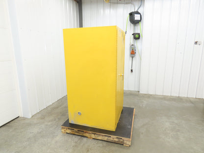 Justrite 25600 Flammable Safety Cabinet 60 Gallon Yellow Flammable Liquid