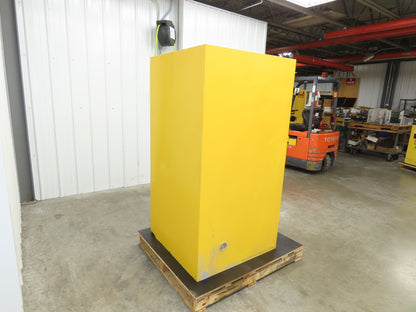 Justrite 25600 Flammable Safety Cabinet 60 Gallon Yellow Flammable Liquid