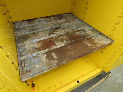 Justrite 25600 Flammable Safety Cabinet 60 Gallon Yellow Flammable Liquid