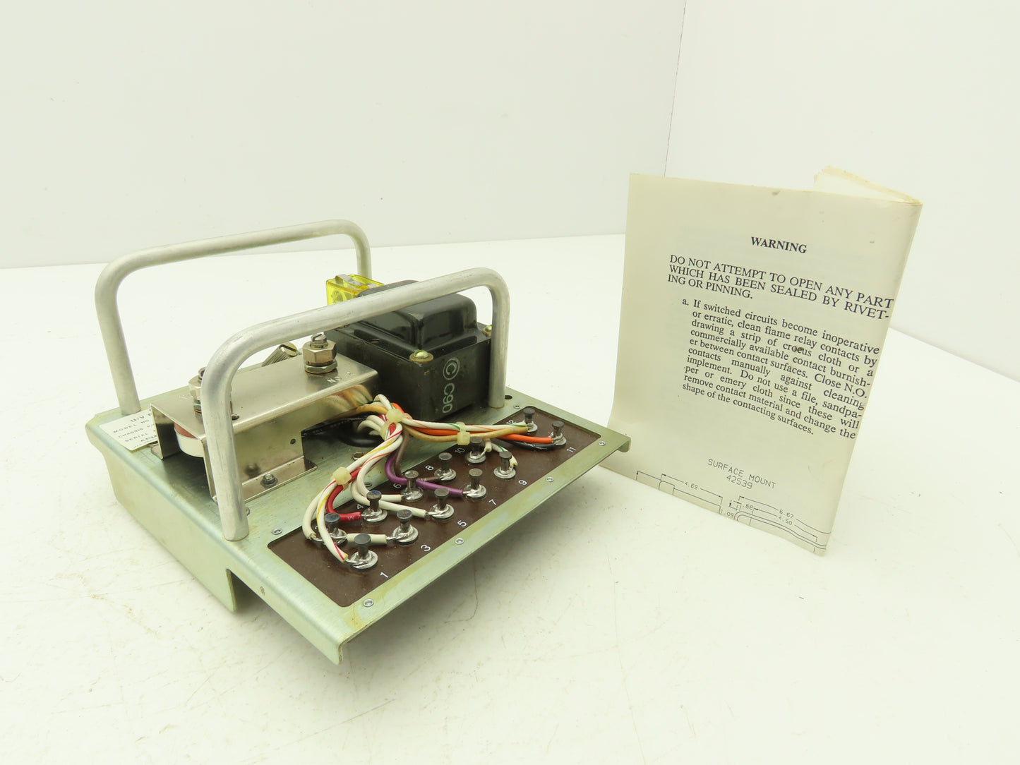 Edison 424-10435 UV Flame Switch Burner Control