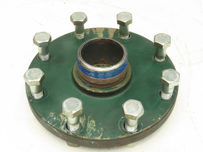 Weldbend 6x3" Reducer Threaded Companion Flange Adapter 8-Bolt Class 150