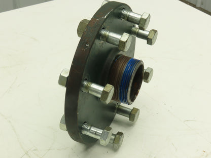 Weldbend 6x3" Reducer Threaded Companion Flange Adapter 8-Bolt Class 150