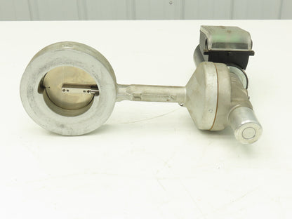 Krom Schroder MB-7NQ3 Butterfly Valve 4" DN100 Wafer Style Solenoid Actuator