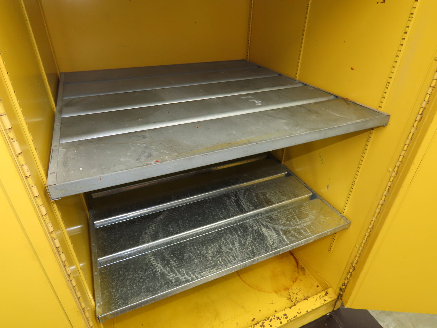 Securall Flammable Safety Cabinet 60 Gallon Yellow Flammable Liquid