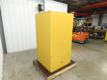 Securall Flammable Safety Cabinet 60 Gallon Yellow Flammable Liquid