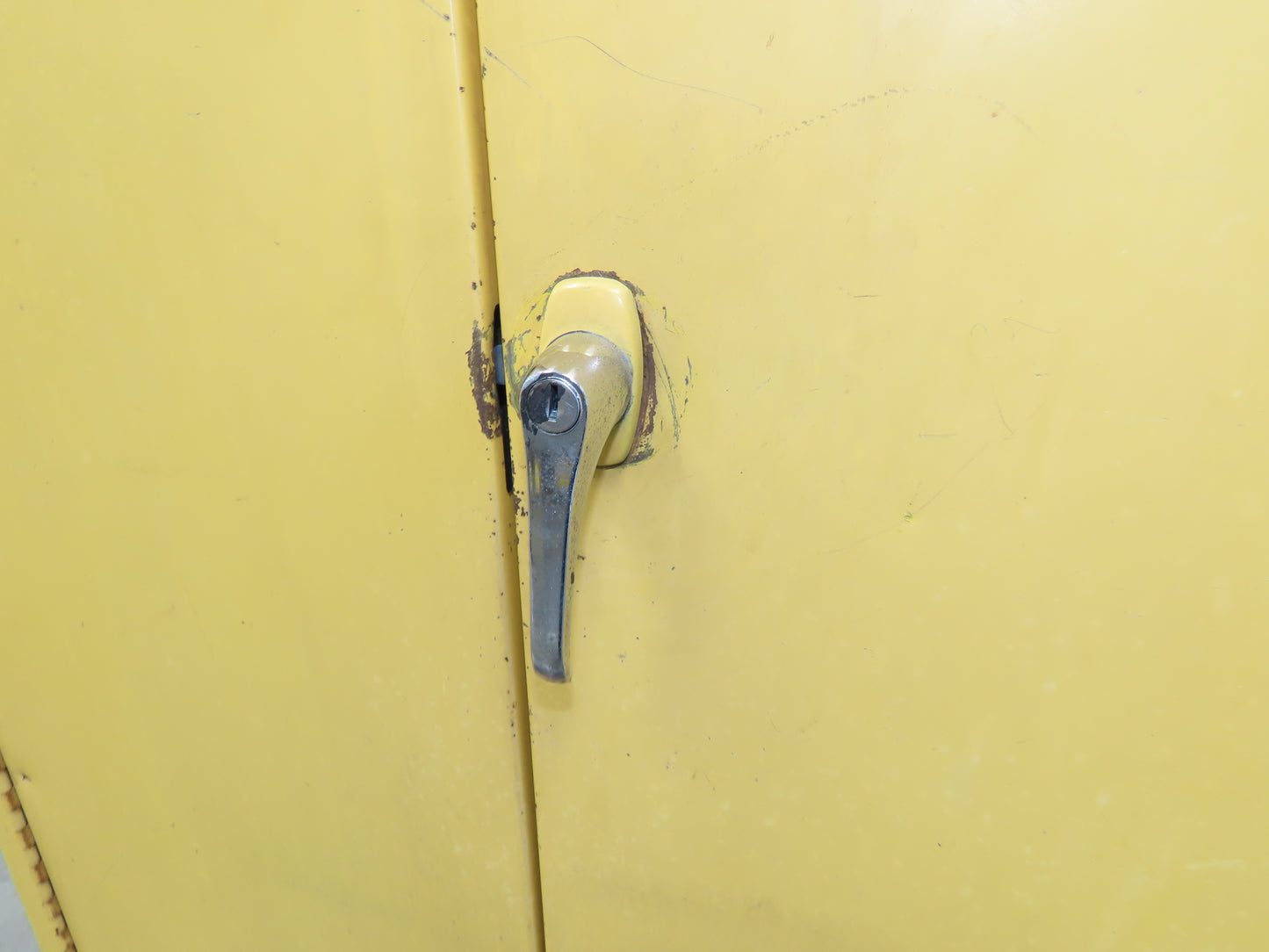 Securall Flammable Safety Cabinet 60 Gallon Yellow Flammable Liquid